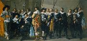 Frans Hals De Magere Compagnie painting